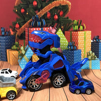 Thumbnail for Dino™ Masinuta care se transforma in Dinozaur cu LED-uri (Albastru) - ShopGuru