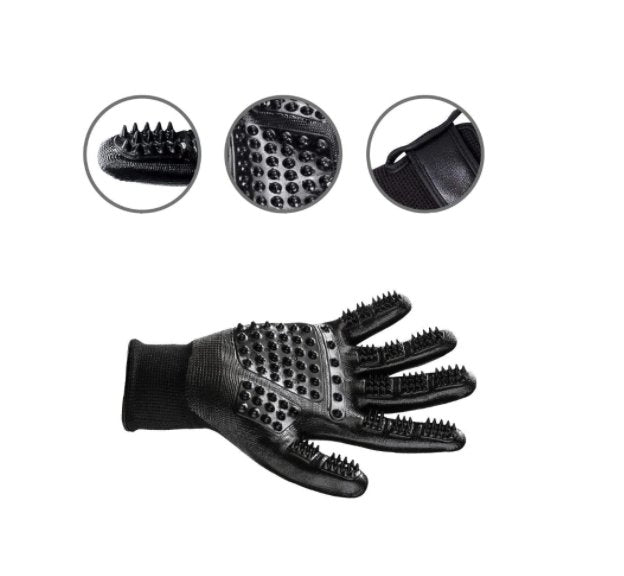 Manusi grooming pentru ingrijirea parului animalelor de companie (Pereche) - ShopGuru