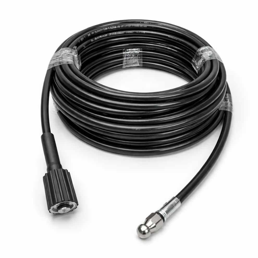 HydroFlex — furtun de 10 m cu duză pentru scurgeri